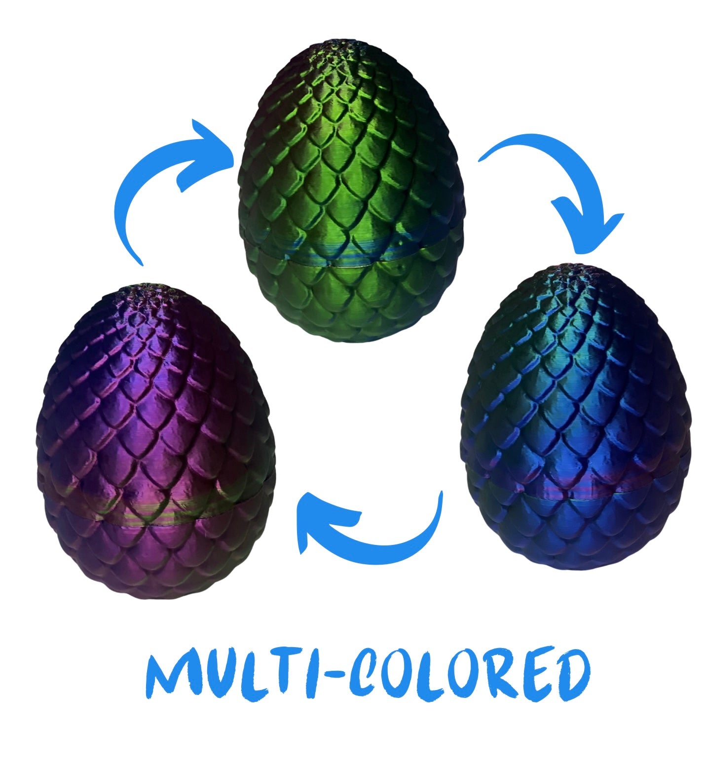  Addcean 3D Printed Dragon in Egg, Full Articulated